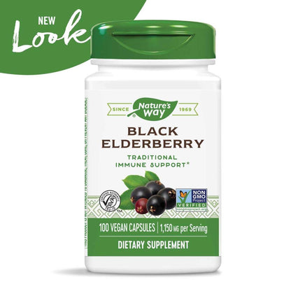 Nature's Way Elderberry 100 Caps Pack of 2 – Immune Support