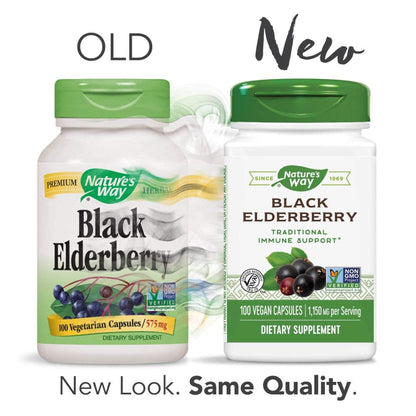 Nature's Way Elderberry 100 Caps Pack of 2 – Immune Support