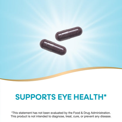Nature's Way Bilberry Premium Extract - Eye Health Support, 90 Capsules