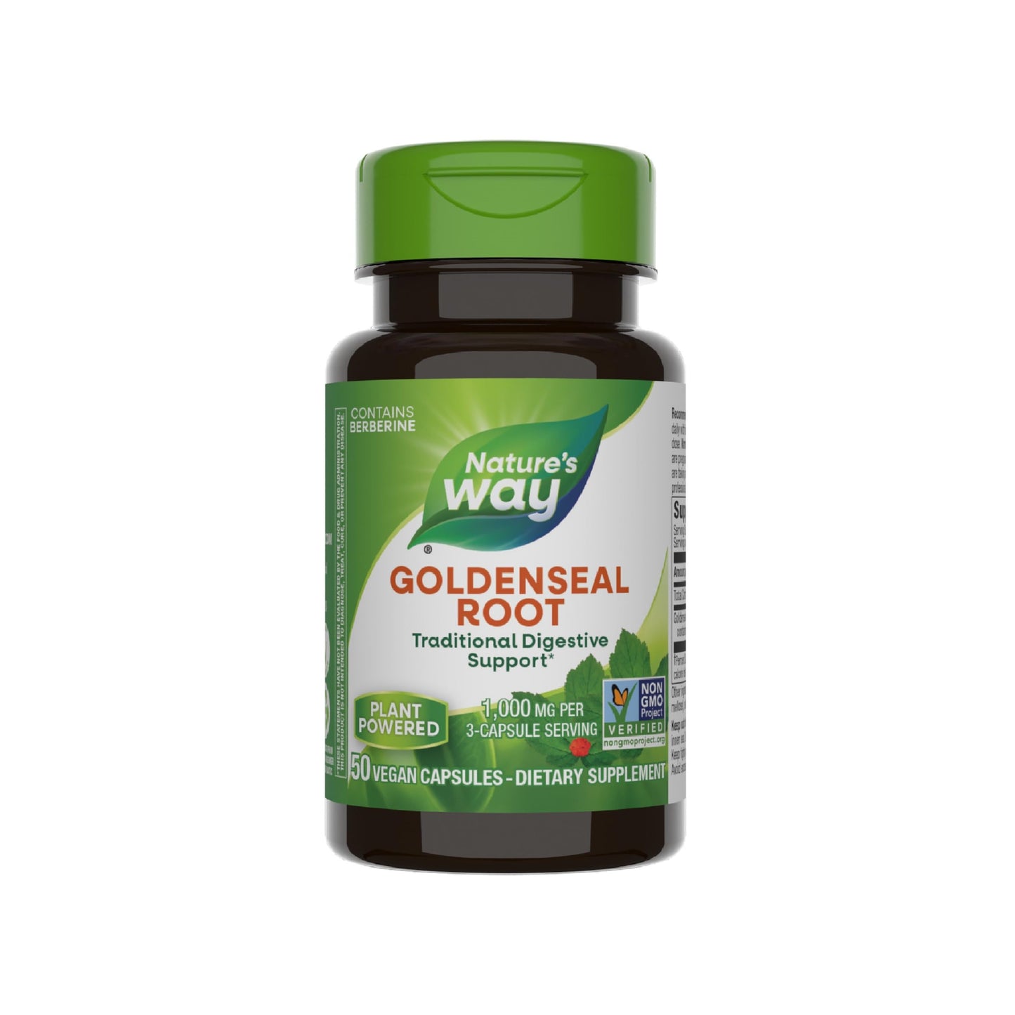 Nature's Way Goldenseal Root — Digestive Support, Berberine, 50 Caps