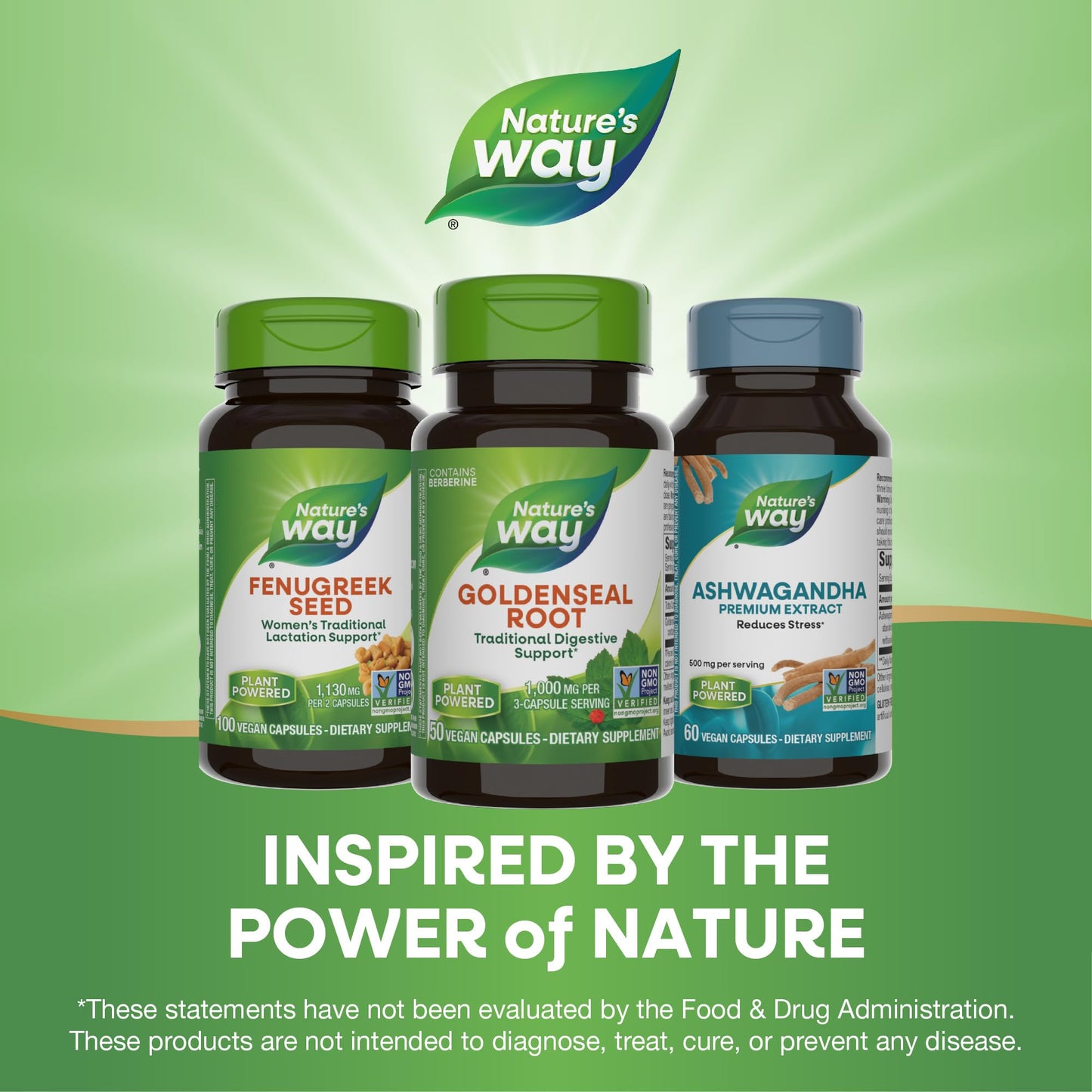 Nature's Way Goldenseal Root — Digestive Support, Berberine, 50 Caps