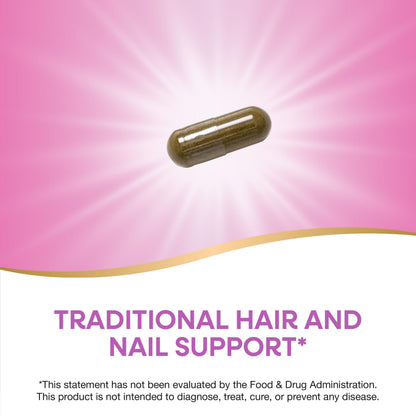 Nature's Way Horsetail Grass – 440 mg, Hair & Nail Support, 100 Vegan Capsules