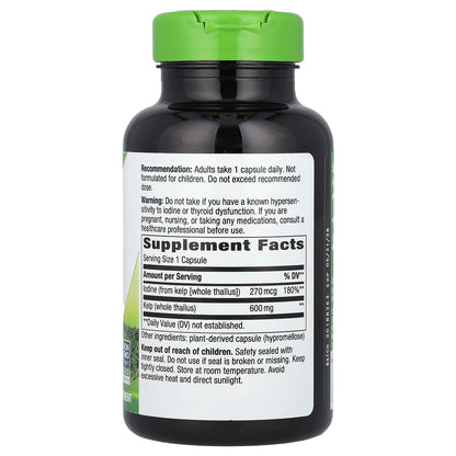 Nature's Way Kelp, 180 Capsules (Pack of 2)
