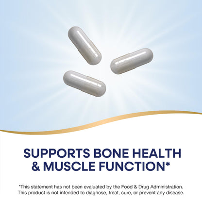 Nature's Way Calcium Magnesium &amp; Vitamin D3 Complex – Healthy Bones &amp; Teeth, Gluten Free, 250 Capsules