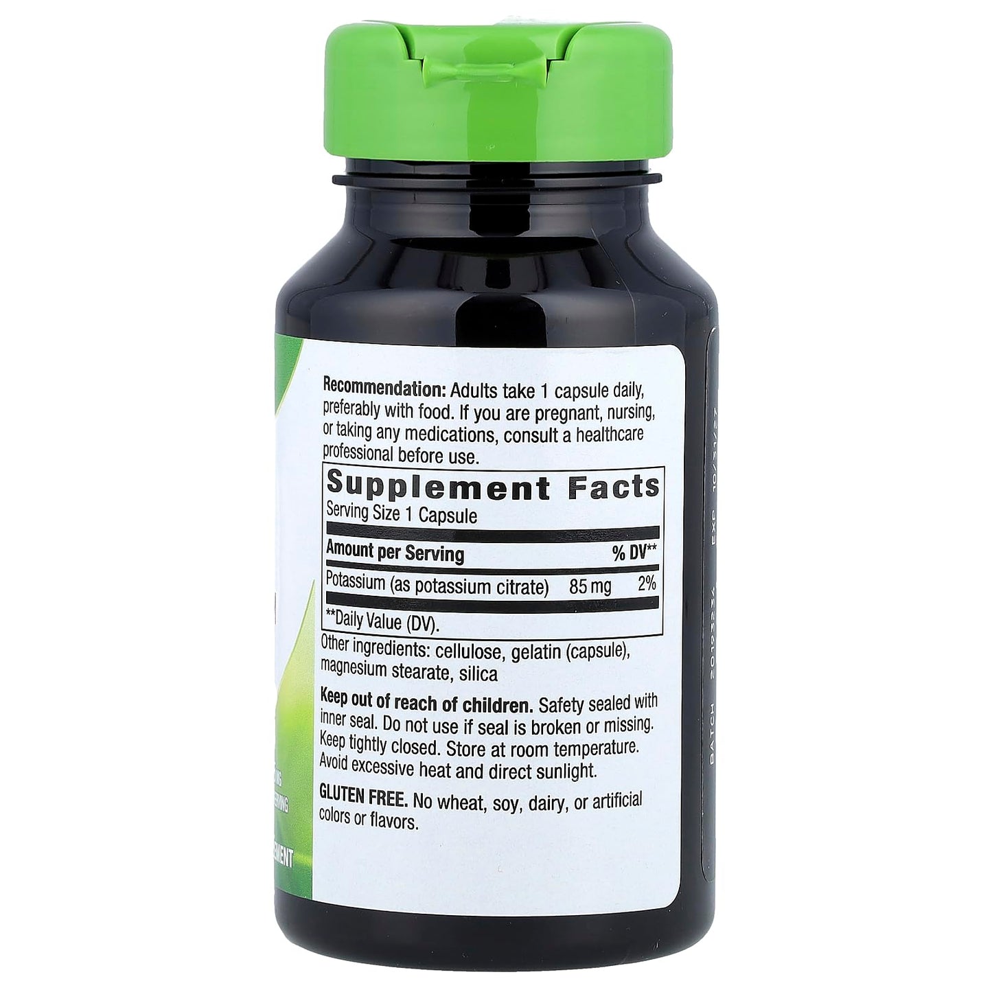 Natures Way Potassium Chelate Complex - 100 Capsules