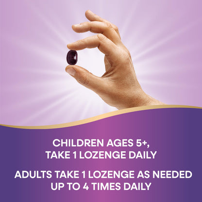 Nature's Way Sambucus Immune Lozenges – Organic Elderberry, Zinc & Vitamin C (Honey Lemon)