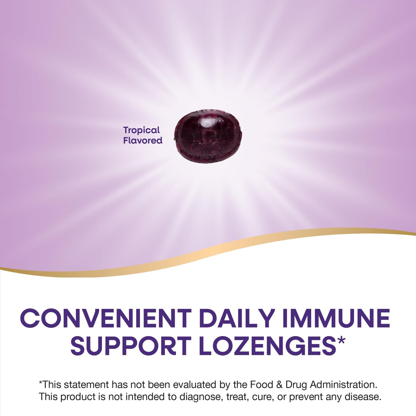 Nature's Way Sambucus Immune Lozenges - High Potency Vitamin C & Elderberry, 24 Tropical Flavored Lozenges (Packaging May Vary)
