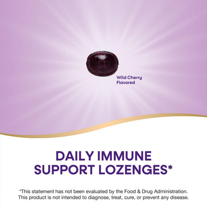 Nature’s Way Sambucus Immune Lozenges – High Potency Vitamin C + Elderberry