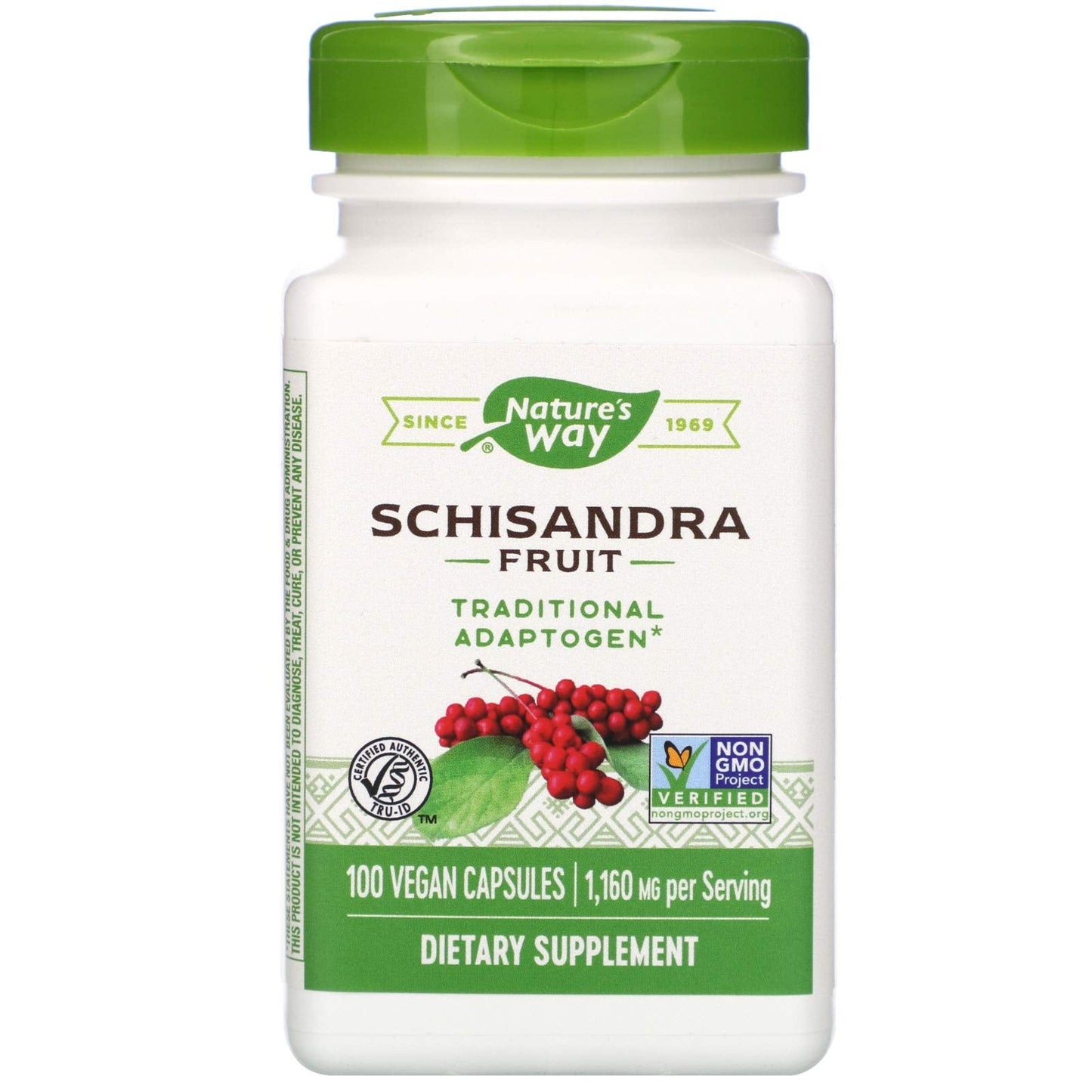 Nature's Way Schisandra Fruit – 100 Capsules