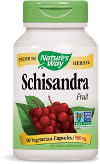 Nature's Way Schisandra Fruit – 100 Capsules