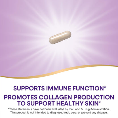 Nature’s Way Vitamin C with Bioflavonoids – Extra Strength 1 g, 100 Capsules (2 Pack) – Immune Support