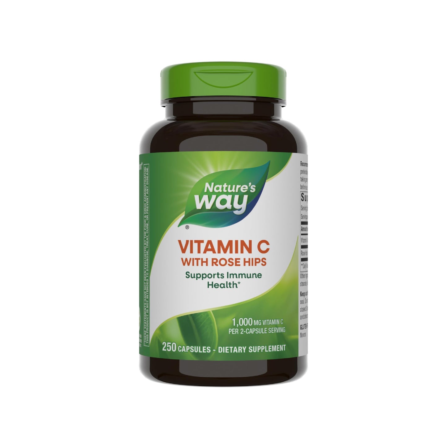 Nature's Way Vitamin C with Rose Hips | Immune Support | Gluten Free
