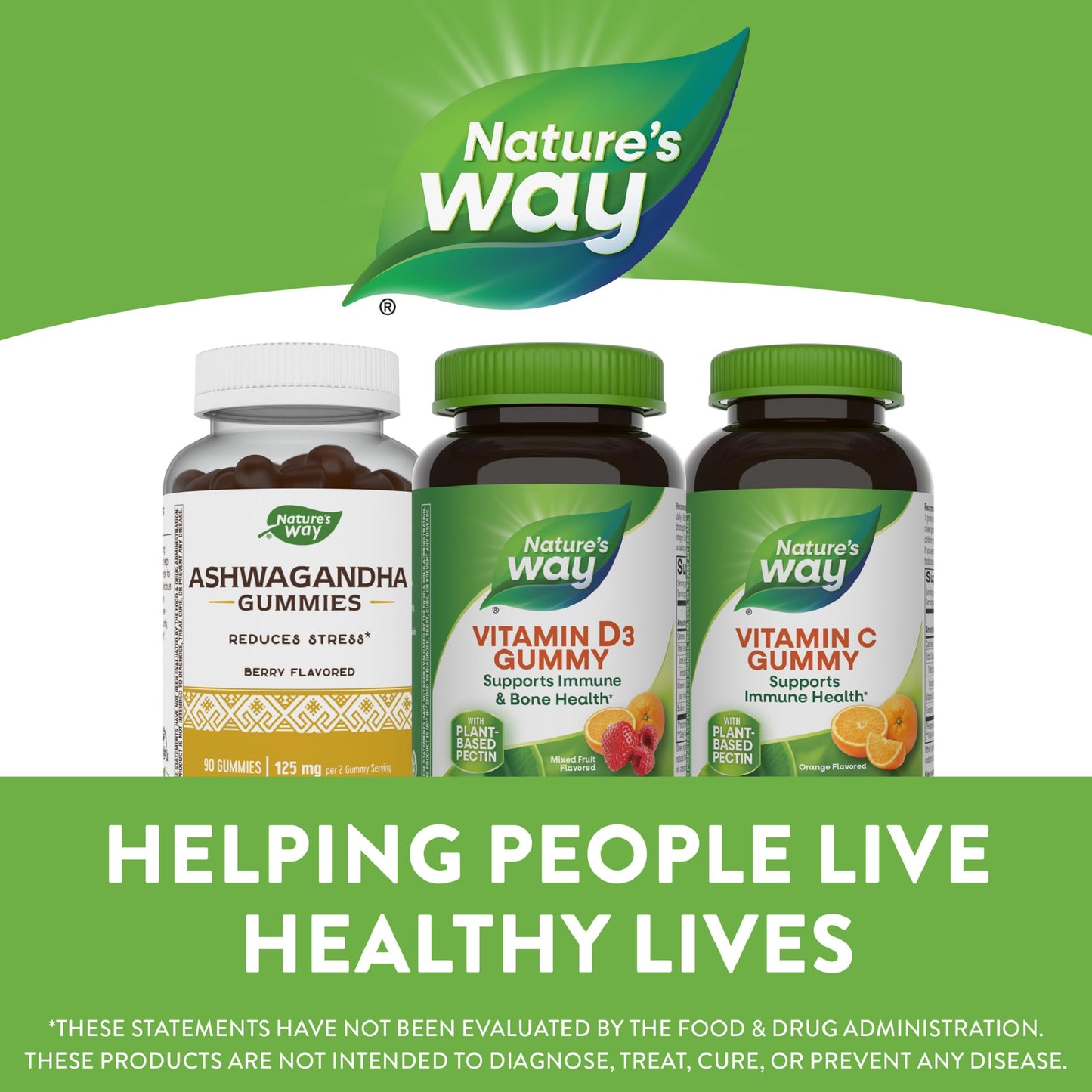 Nature's Way Vitamin D3 Gummies 2000 IU – Immune & Bone Support, 120 Count