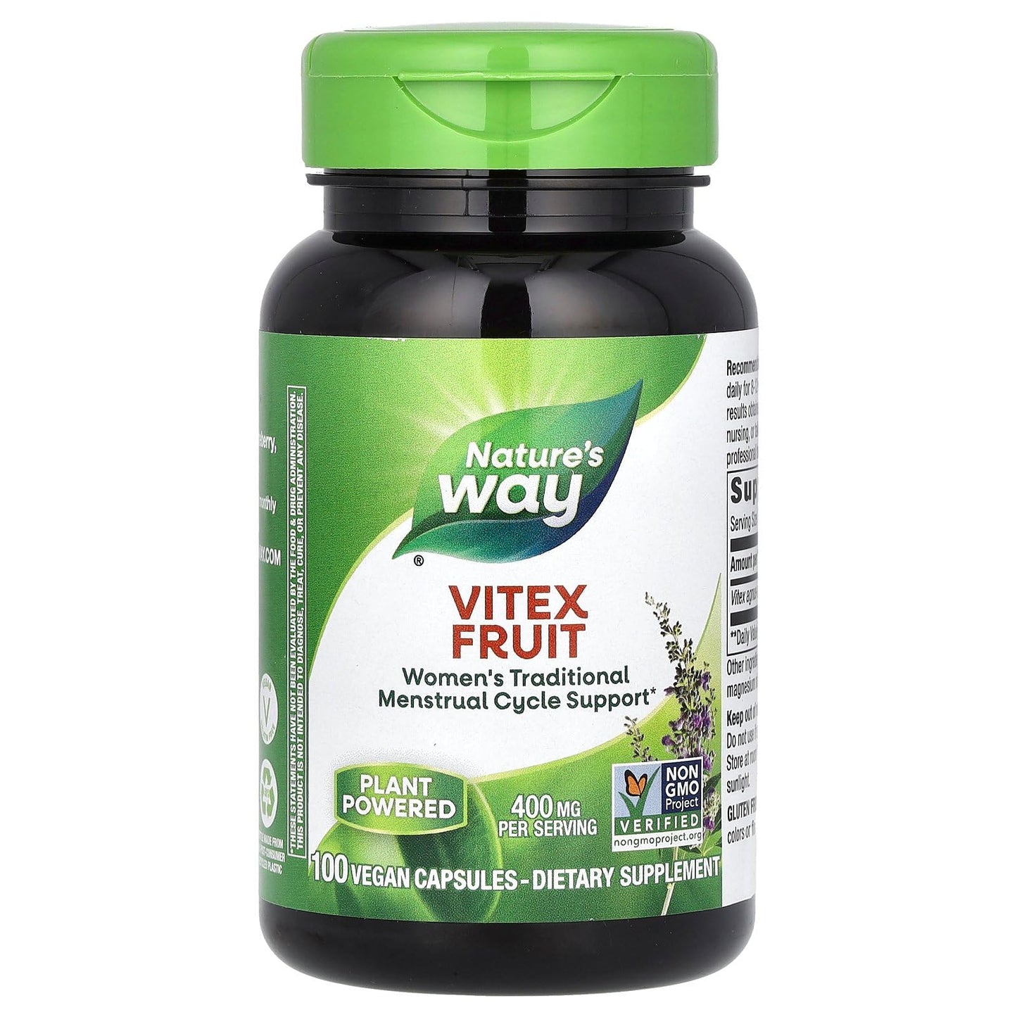 Nature's Way Vitex Fruit 400 mg - 100 Capsules