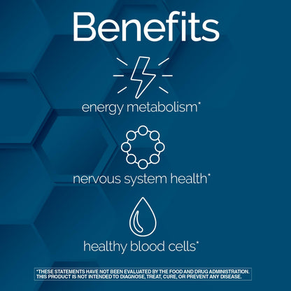 Nature's Wonder Vitamin B12 1000 mcg Timed-Release Tablets – Energy Metabolism, Brain & Nervous System Health, 150 Day Supply (Pack of 2)