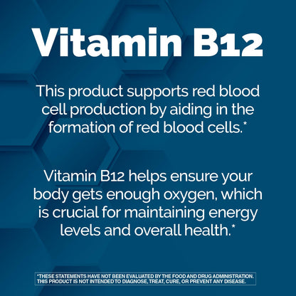 Nature's Wonder Vitamin B12 1000 mcg Timed-Release Tablets – Energy Metabolism, Brain & Nervous System Health, 150 Day Supply (Pack of 2)