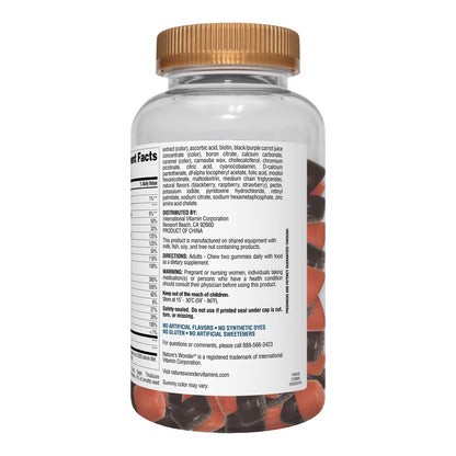 Nature's Wonder Women's Multivitamin Gummies – Energy & Immune Support, 75 Day Supply, 150 Count