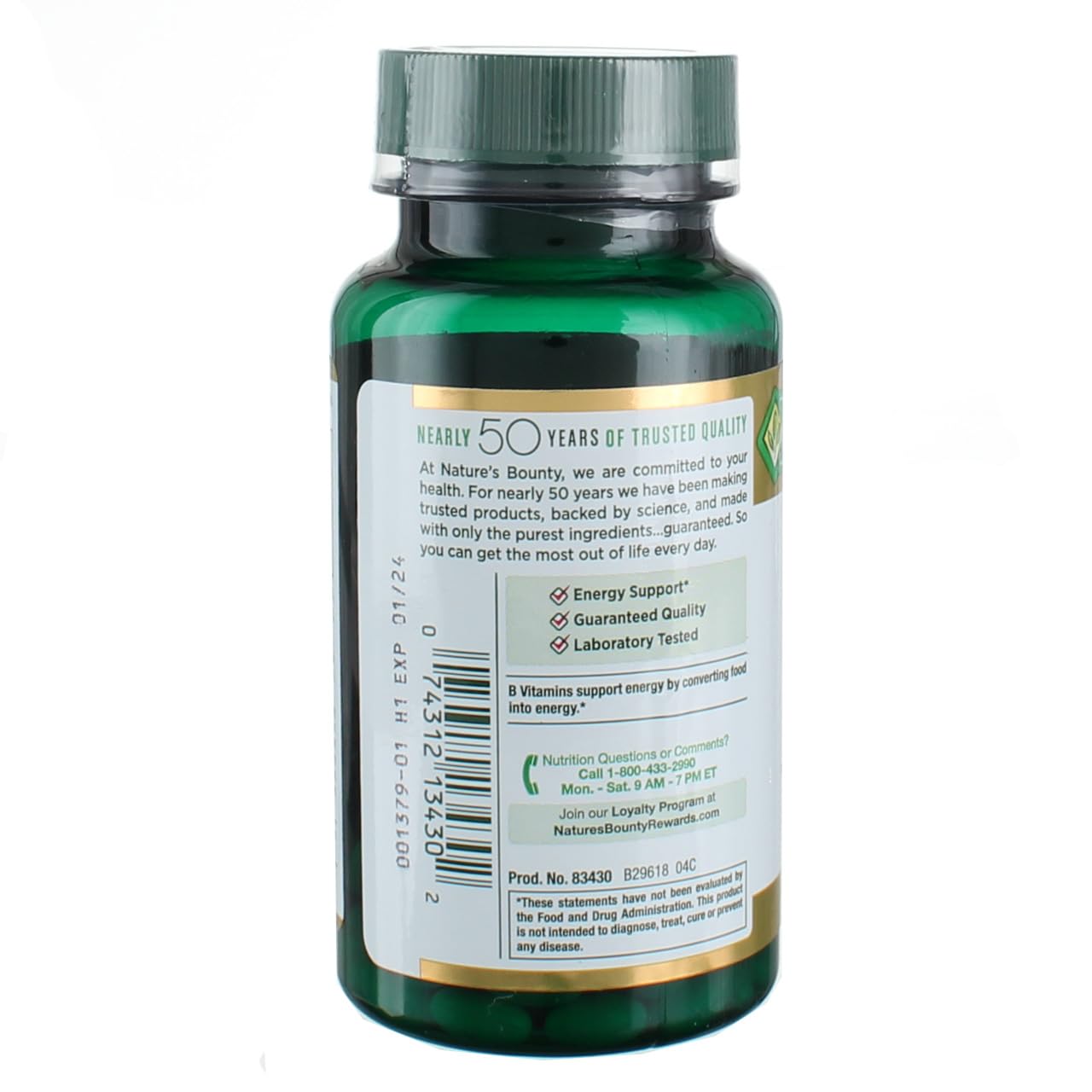 Nature's Bounty Super Potency Biotin 5000mcg - 144 Softgels (Pack of 2)