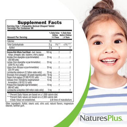 Natures Plus Animal Parade Tummy Zyme - Kids Digestive Probiotic