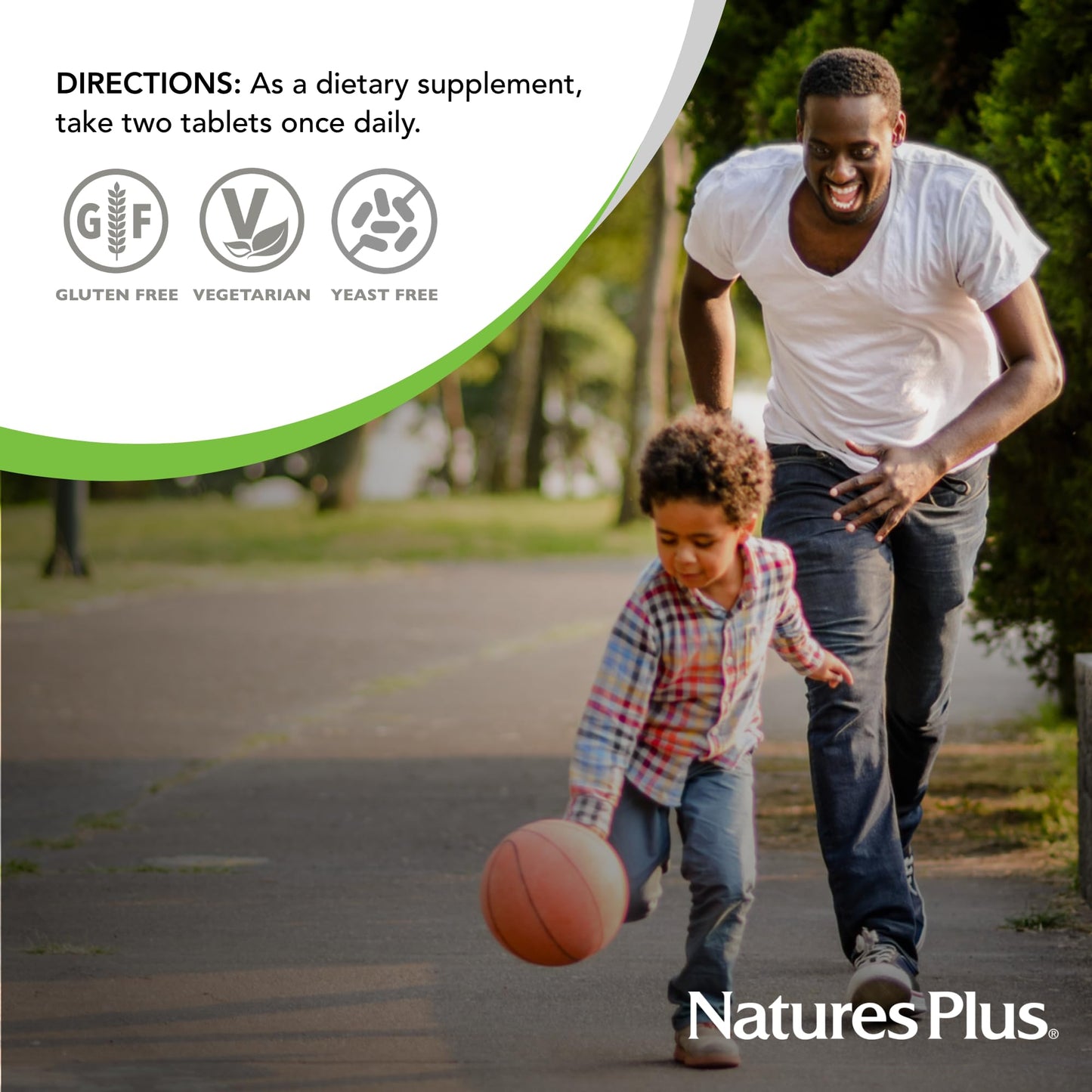 Natures Plus Ultra Hair Sustained Release – Natural Hair Growth Supplement for Men & Women (90 Veg Tablets)