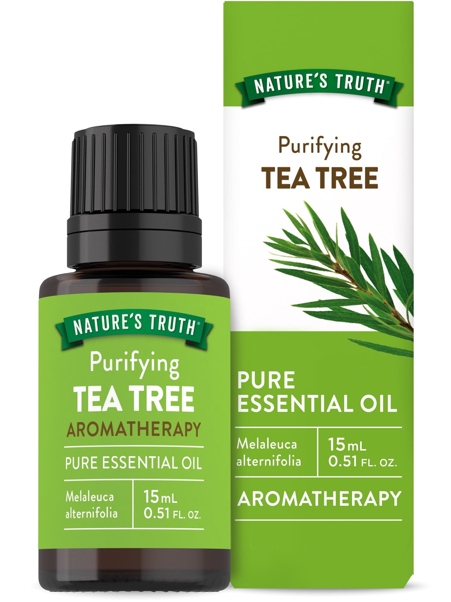 Nature's Truth Tea Tree Essential Oil 15 mL | Diffusers & Aromatherapy