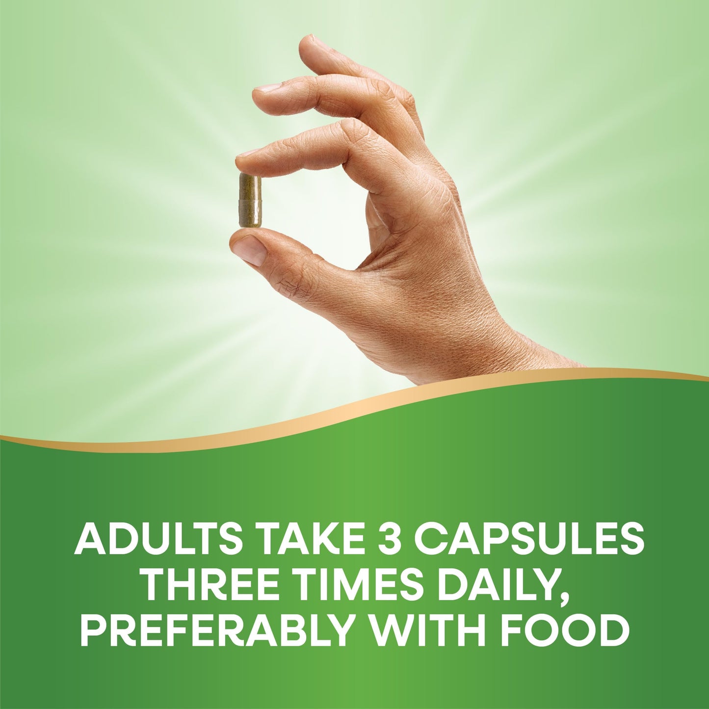 Nature's Way Alfalfa - 1,215 mg per 3-Capsule Serving - Organic Alfalfa - Vegan - Gluten Free - 100 Capsules