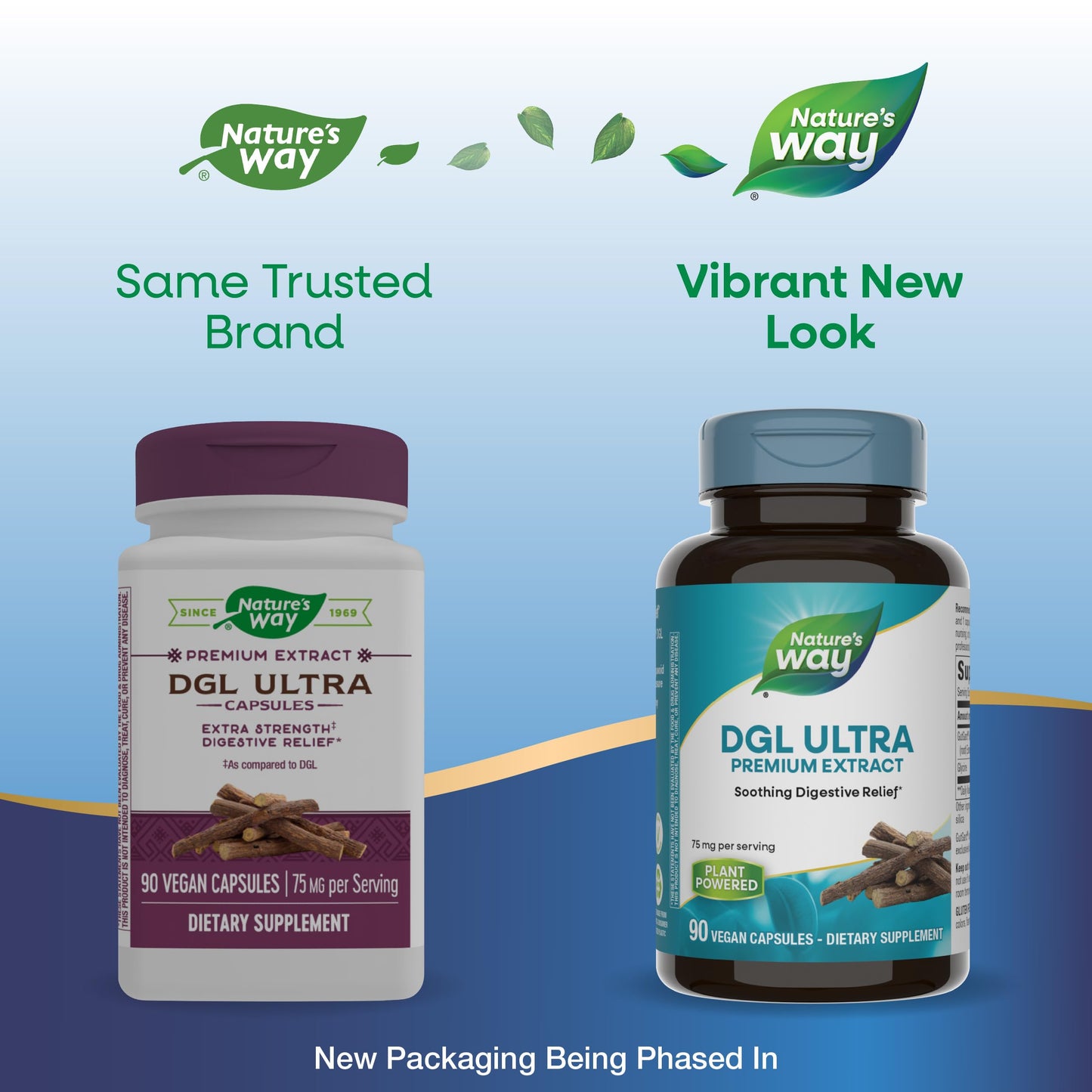 Nature's Way DGL Ultra Licorice Root Extract with GutGard – 75 mg, 90 Vegan Capsules