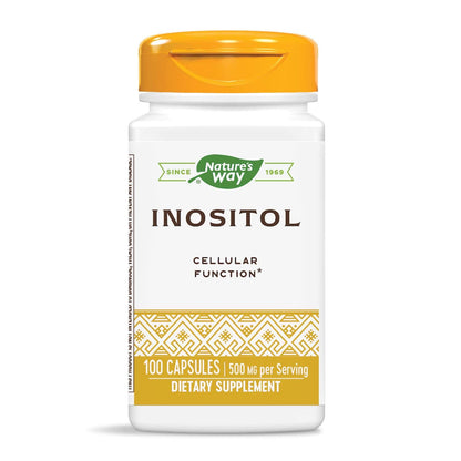 Nature's Way Inositol 500 mg - 100 Capsules | Cell Membrane Support