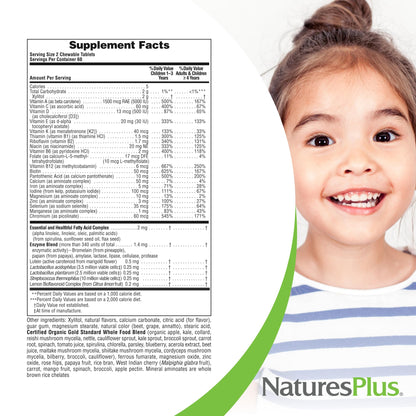NaturesPlus Animal Parade Gold Children's Multivitamin - 4-Pack, Vegan & Gluten Free
