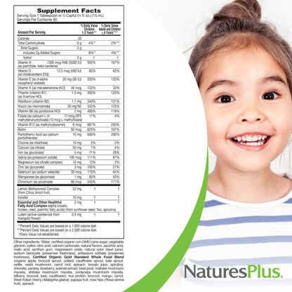 NaturesPlus Animal Parade Gold Liquid Multivitamin for Kids, 30 oz