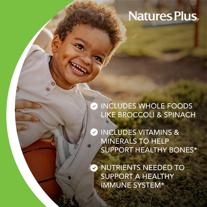 NaturesPlus Animal Parade Kids Multivitamin - Grape Flavor, 180 Tablets (Pack of 2) – Vegetarian & Gluten Free