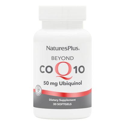 NaturesPlus Beyond CoQ10 50 mg - 30 Softgels | High-Strength Ubiquinol
