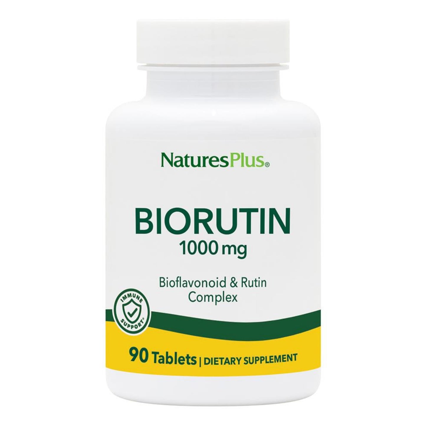 NaturesPlus Biorutin 1000mg - 90 Tablets | Bioflavonoid & Rutin Complex
