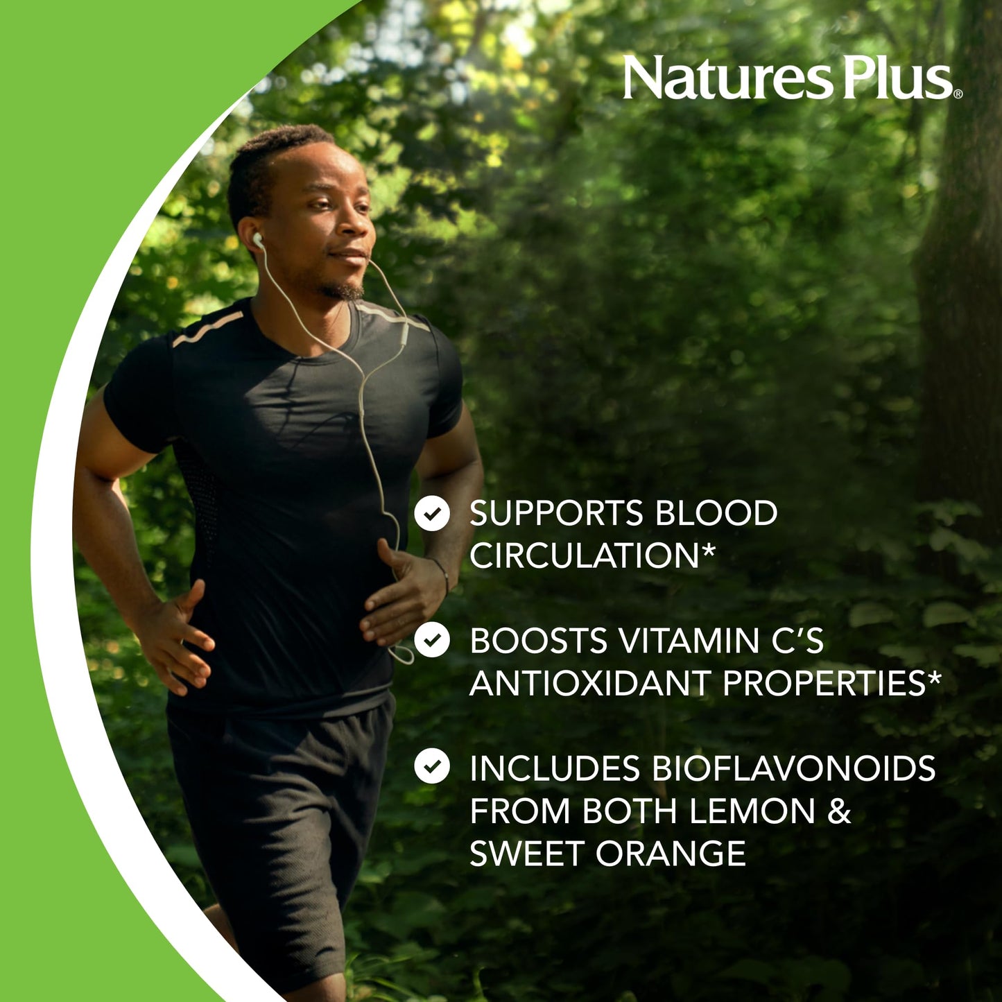 NaturesPlus Biorutin 1000mg - 90 Tablets | Bioflavonoid & Rutin Complex