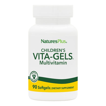 NaturesPlus Children's Vita-Gels Multivitamin – Orange Flavor, Gluten Free, 180 Servings (Pack of 2)