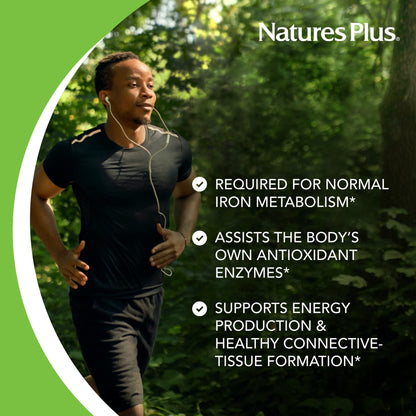 NaturesPlus Copper 3 mg - 90 Tablets | Supports Wellness, Gluten Free