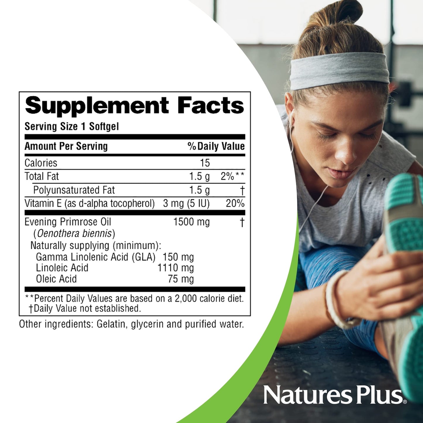 NaturesPlus Ultra EPO 1500 mg – Evening Primrose Oil | Premenstrual & Menopausal Support