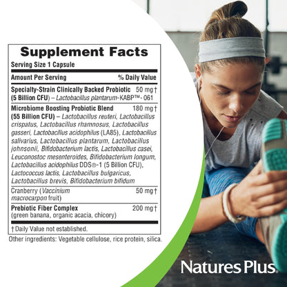 NaturesPlus GI Natural Probiotic Women – 60 Total Servings, Gluten Free