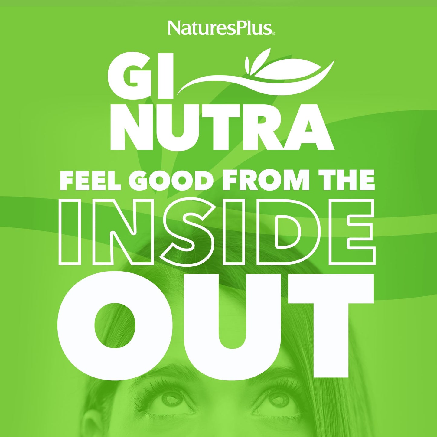 NaturesPlus GI Natural Total Digestive Wellness - 90 Bi-Layered Tablets | Gluten Free | 30 Servings