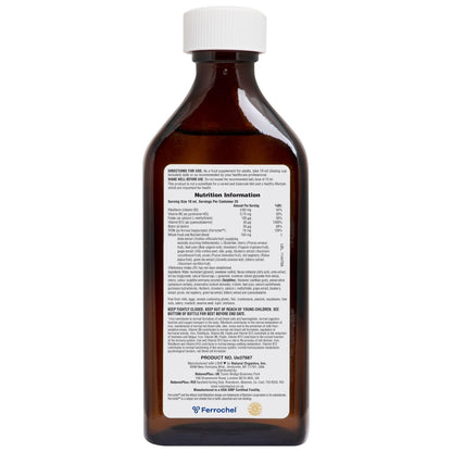 NaturesPlus Hema-Plex Liquid Iron - Mixed Berry, 8.5 oz | 25 Servings | Vegan, Gluten Free