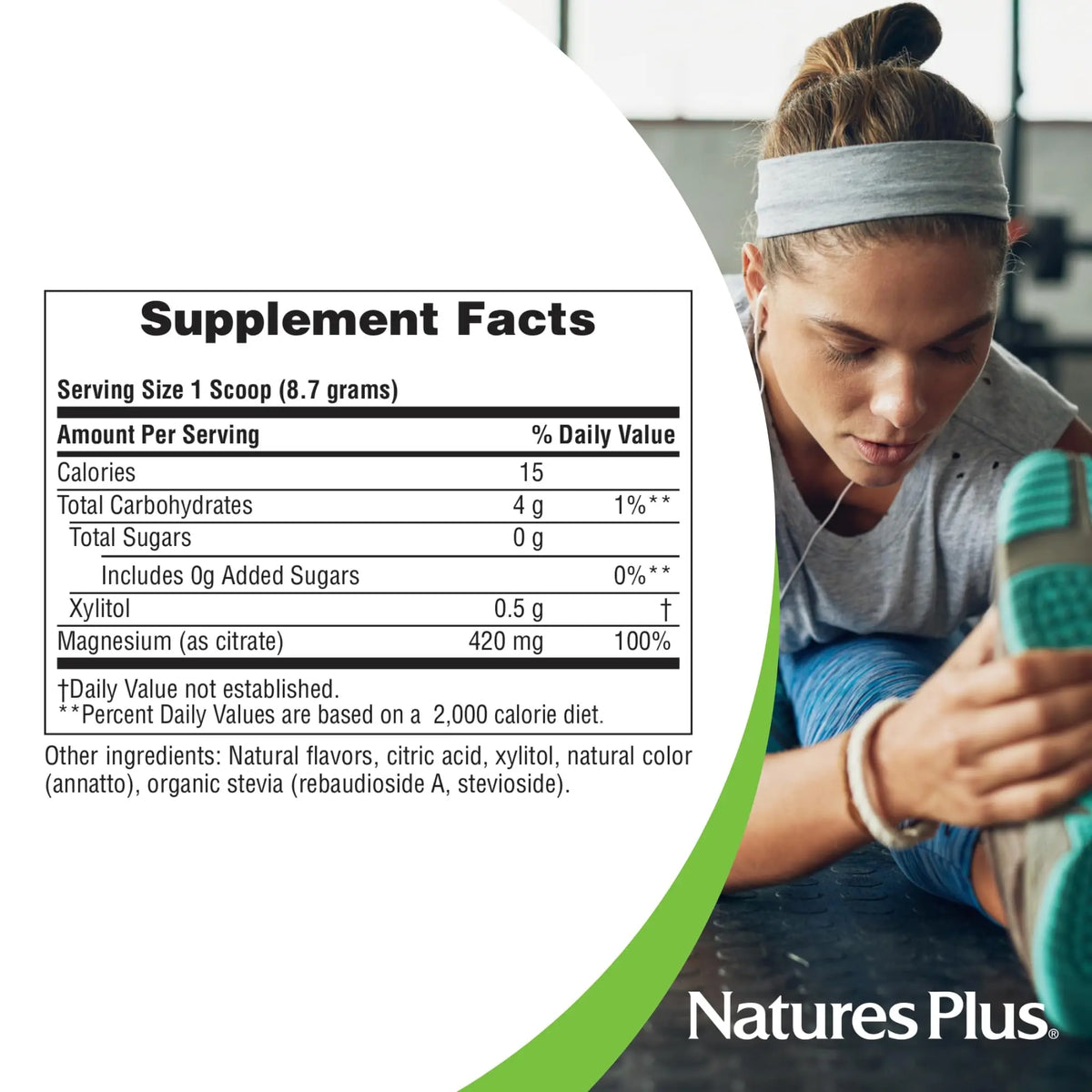 NaturesPlus KalmAssure Magnesium Powder – Orange Flavor, 120 Servings (2-Pack) BritishVita | Premium UK Vitamins & Wellness Supplements