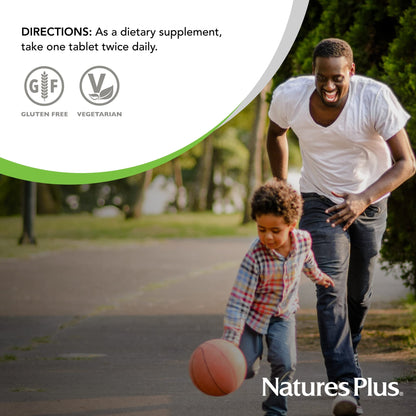 NaturesPlus Magnesium 200 mg | 180 Tablets | Vegetarian & Gluten Free - 180 Servings