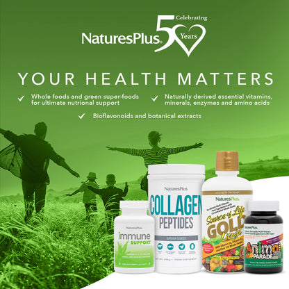 NaturesPlus Magnesium Citrate Gummies Raspberry - 75 Gummies | Calm Mind & Body, Bone Support