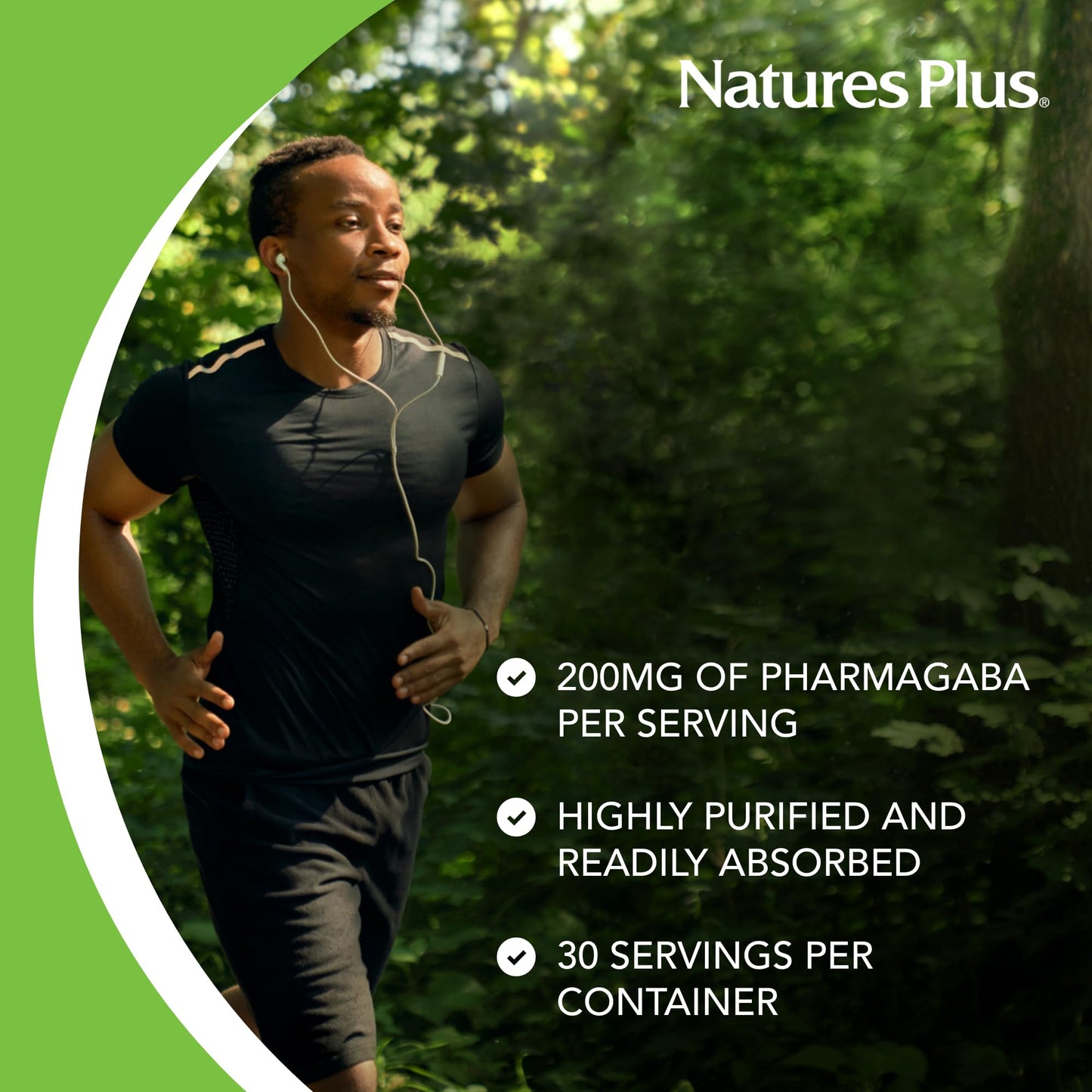 NaturesPlus PRO PharmaGABA - 60 Capsules | Calm, Focus & Relaxation