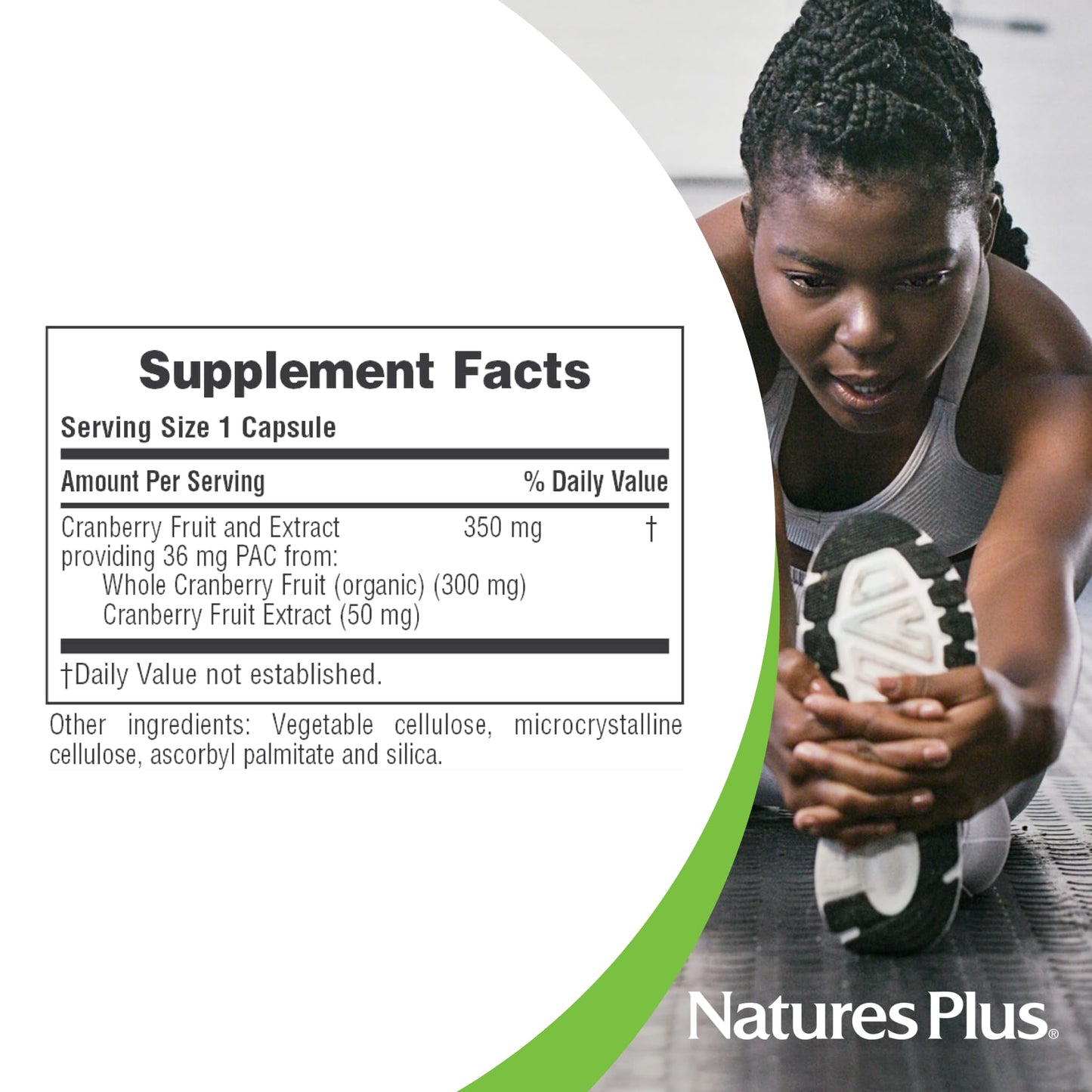 NaturesPlus PRO Cranberry Plus - 60 Capsules | Non-GMO, Gluten Free | 60 Servings