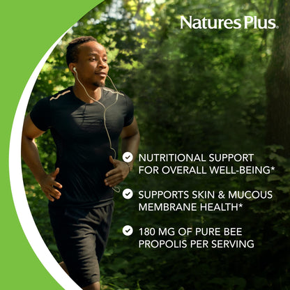 NaturesPlus Propolplus 180 mg Propolis Softgels with Bee Pollen