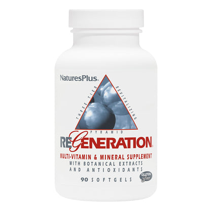 NaturesPlus Regeneration - 90 Softgels (Pack of 2) | Gluten Free Multivitamin & Mineral