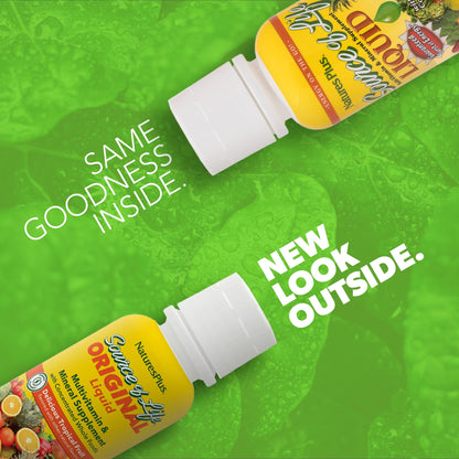 NaturesPlus Source of Life Liquid Tropical Fruit – 8 fl oz Multivitamin (Pack of 2)