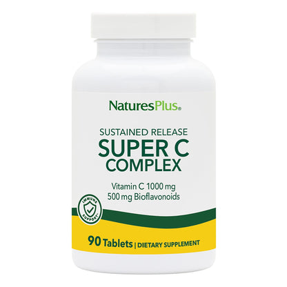 NaturesPlus Super C Complex 1000 mg - 90 Veg Tablets | Immune Support