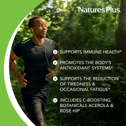 NaturesPlus Super C Complex 1000 mg - 90 Veg Tablets | Immune Support